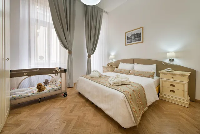 شقة سوبيريور بسرير مزدوج، Hotel Suite Home Prague 1/4
