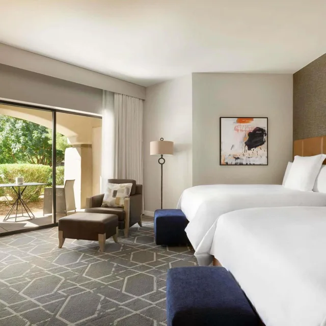 Premium, Deluxe, 2 Queen Beds, Pool View, Balcony or Patio، Fairmont Scottsdale Princess 4/7