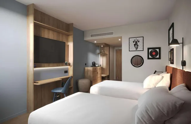 غرفة بسرير فردي، Hampton by Hilton Paris Charles de Gaulle Airport 3/10