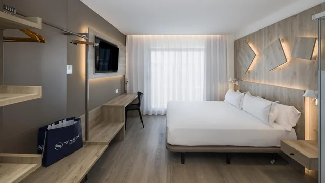 غرفة بسرير كوين، Senator Gandia Spa Hotel 3/7