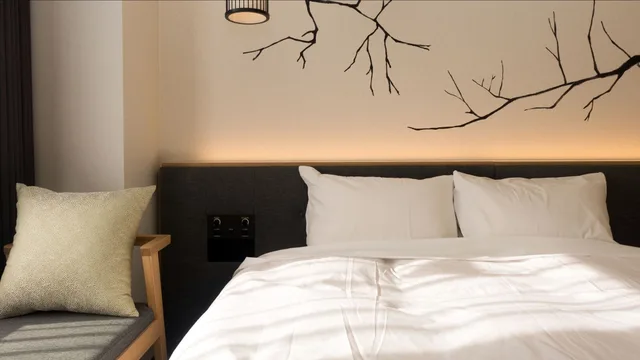Room, Queen Bed, Main Building, Hotel Global View Kushiro 3/6