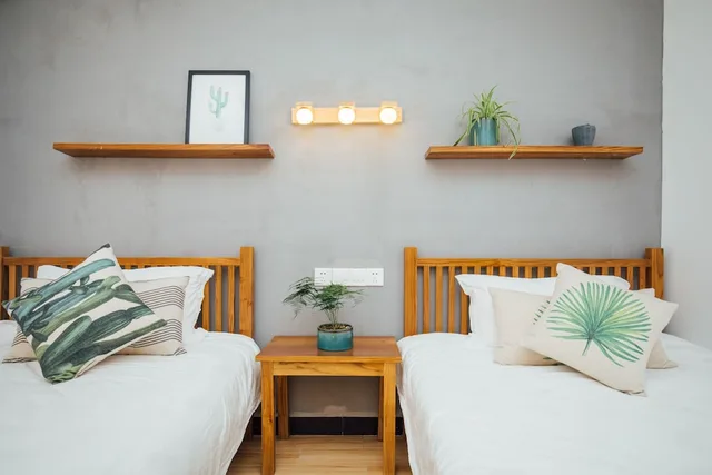 غرفة قياسية بسريرين منفصلين، Zhang Jiajie Zhijue Art Hotel 7/10