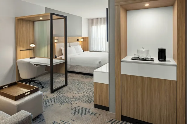 جناح بسرير كينج مع سرير سحّاب إضافي، SpringHill Suites by Marriott Bettendorf 6/9