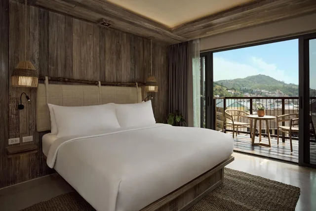 جناح بسريرين منفصلين وسرير كينج بإطلالة على الحديقة بغرفتي نوم، Dinso Resort 5/18