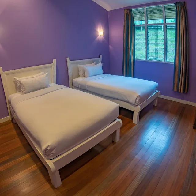 Rock, Twin Beds, Shared Bathroom، Sutera Sanctuary Lodges at Kinabalu Park 1/10