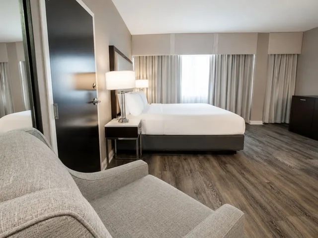 Suite, King Bed, Living Area, Holiday Inn Wilmington 5/7