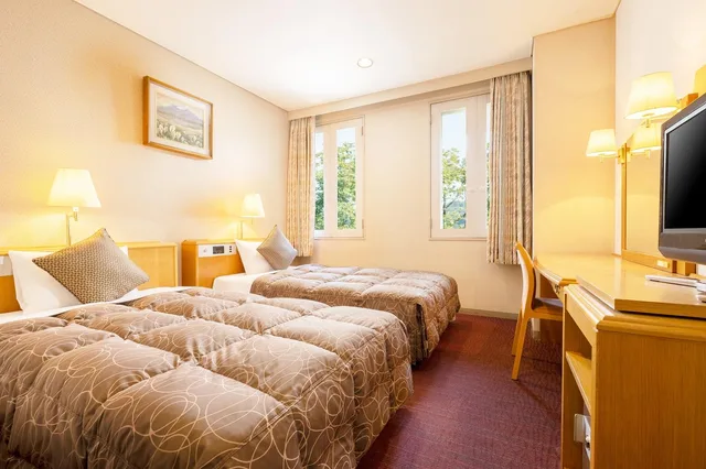 غرفة بسريرين منفصلين، Kamenoi Hotel Fukui 1/2
