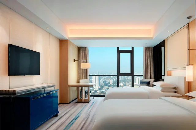 غرفة بسرير مزدوج، Sheraton Zibo Hotel 1/2