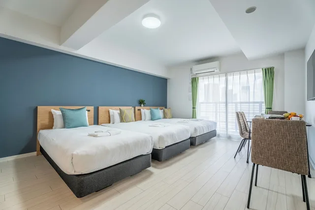غرفة عائلية بسرير مزدوج وسريرين منفصلين، Eslead Hotel Namba South I 3/10