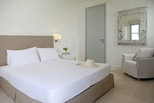 غرفة سوبيريور بسرير مزدوج أو سريرين منفصلين بإطلالة على البحر، AMMOS HOTEL 1/4