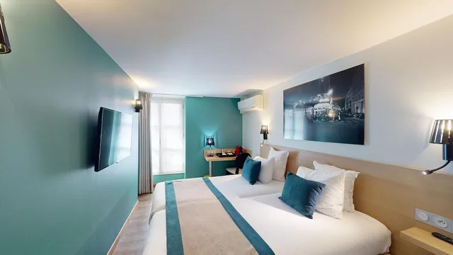 غرفة كلاسيكية بسرير مزدوج، Best Western Hotel Opera Drouot 2/10