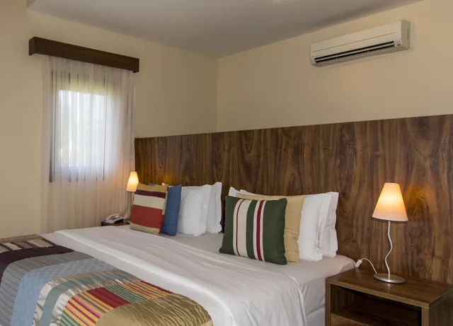 غرفة فاخرة عائلية بسريرين منفصلين بإطلالة على الحديقة مع أريكة، Pipa Lagoa Hotel 4/8