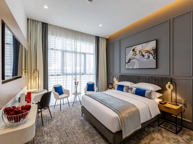 غرفة تنفيذية بسرير كوين، Rose Executive Hotel DWTC 1/1