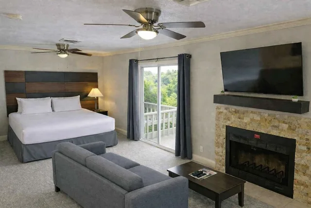 جناح استوديو فاخر بسرير كينج لذوي الإعاقة، Chase Suite Hotel Lincoln 2/10