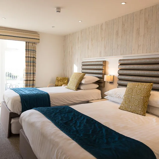 غرفة عائلية بإطلالة على البحر بشرفة، St. Ives Hotel 2/4