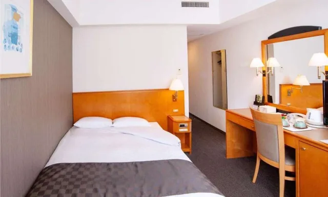 غرفة قياسية بسرير مزدوج، JR Hotel Clement Uwajima 1/1