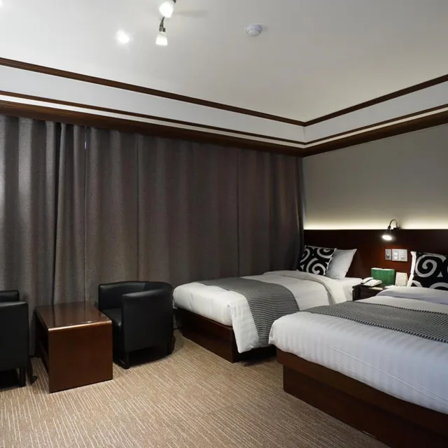 غرفة ديلوكس بسرير مزدوج أو سريرين منفصلين، Insadong Crown Hotel 5/10