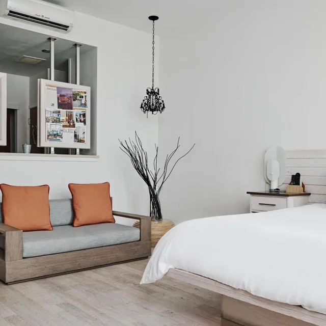 غرفة بسرير كينج لذوي الإعاقة، Bungalow Hotel 6/9