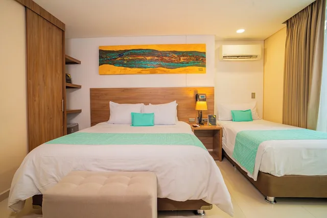 غرفة قياسية بسرير مزدوج وسرير فردي، Hotel Ambar Boutique 7/10