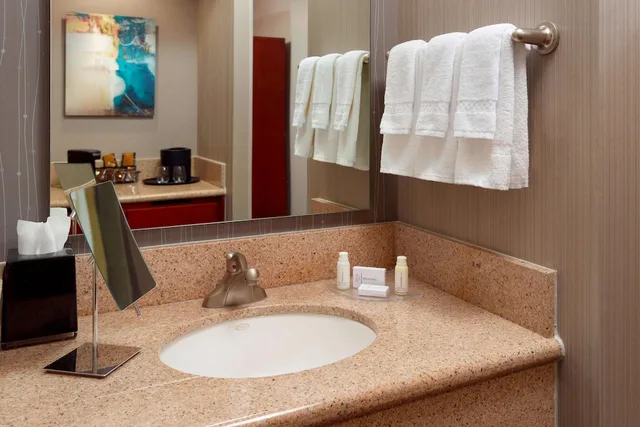 غرفة بسريرين مزدوجين بحوض استحمام لذوي الإعاقة، Sonesta Select Atlanta Midtown Georgia Tech 4/5