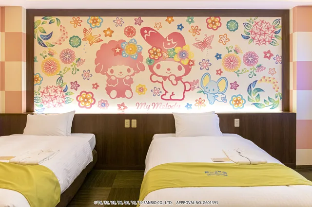 Melody, Deluxe, Twin Beds، Hotel Okinawa with Sanrio Characters 4/6