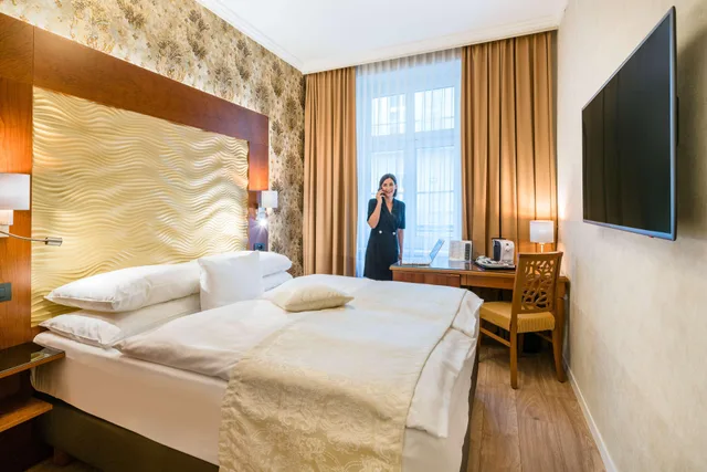 غرفة قياسية مفردة بسرير مزدوج، Hotel Josefshof am Rathaus 2/5