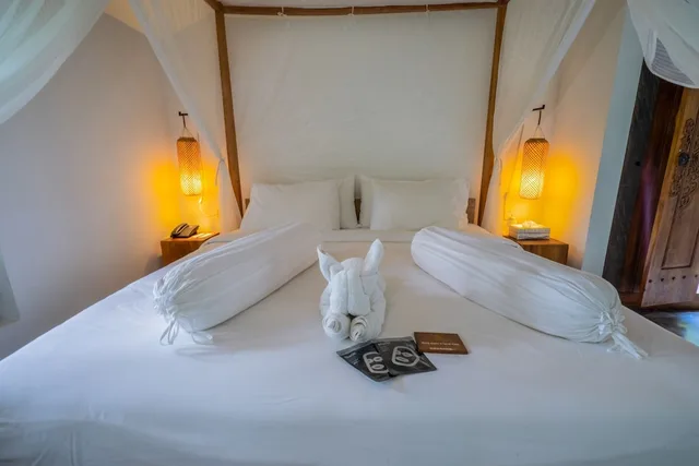 فيلا بسريرين منفصلين وسريرين كينج بـ3 غرف نوم بمسبح خاص، De Ubud Villas Spa 1/10