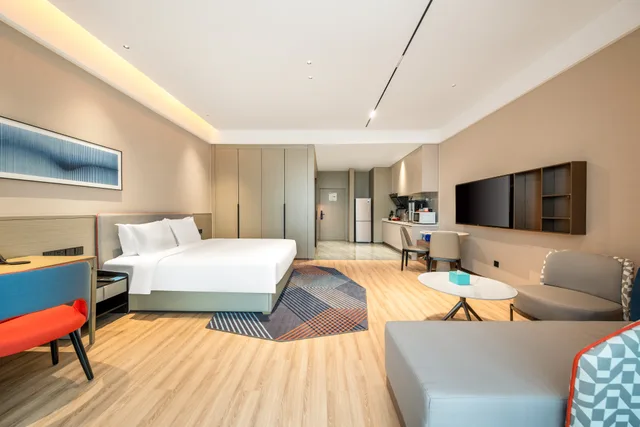 غرفة قياسية بسرير كينج بمطبخ، Holiday Inn Express Qidong Economic Zone 2/4