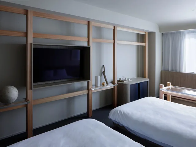 Room, Twin Beds, SOKI KANAZAWA 1/2