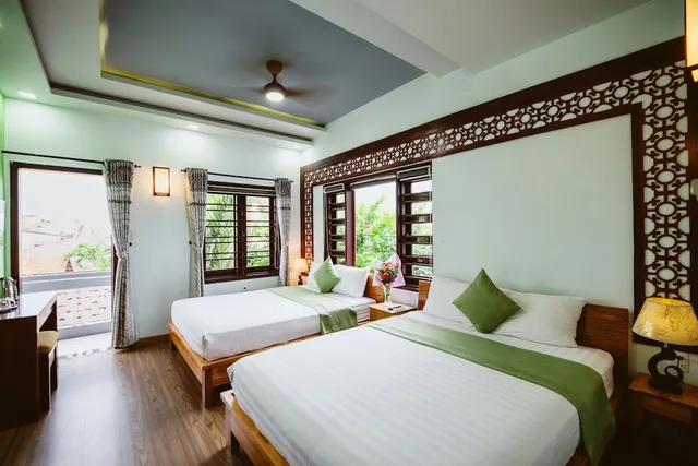 غرفة عائلية بسريرين مزدوجين، Homestay Tue Tam 4/10
