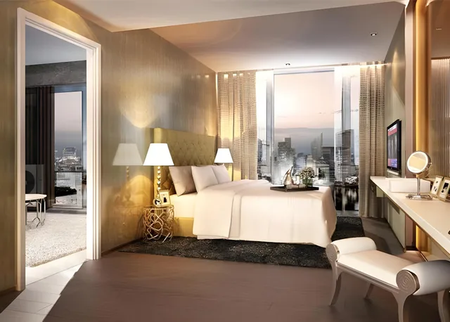 غرفة بسرير كينج، The Rich Residence Sukhumvit Nana 1/1