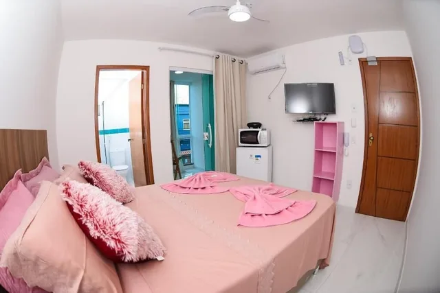 غرفة رومانسية بسرير مزدوج، Pousada Central de Arraial 3/6