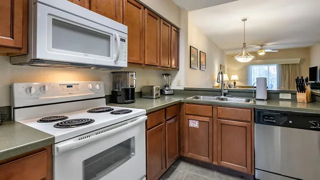 جناح بسريرين مزدوجين بغرفتي نوم مع أريكة، Hilton Vacation Club St. Augustine 3/3