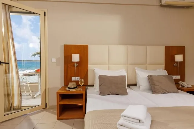 غرفة قياسية بإطلالة على البحر، Malia Bay Beach Hotel And Bungalows 9/10