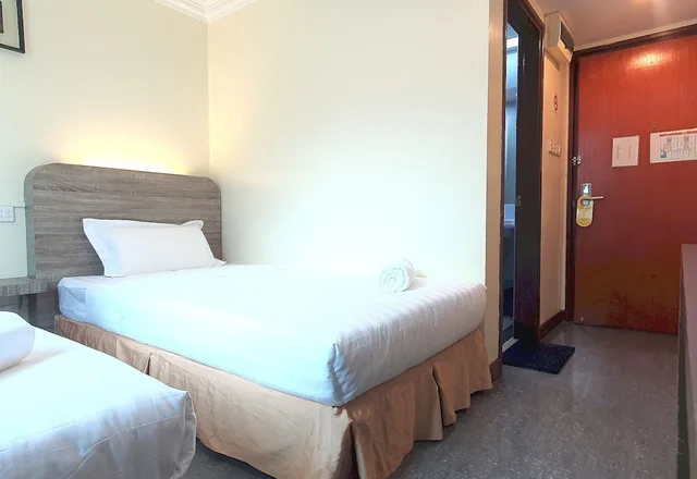 غرفة ديلوكس بسريرين منفصلين، Capital O 90939 Sandakan Central Hotel 4/5