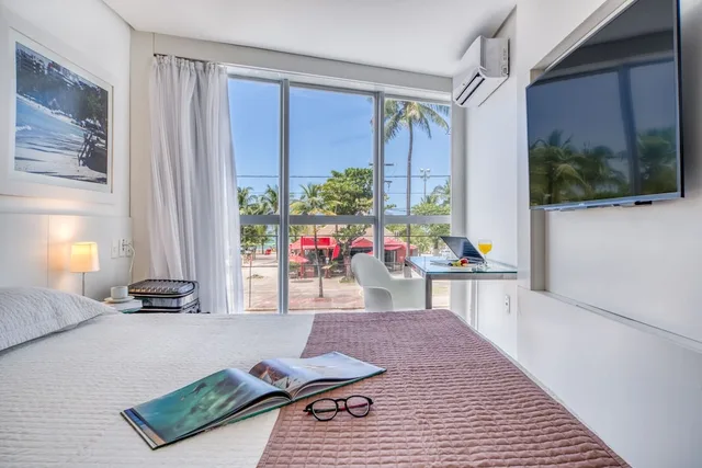 غرفة بريميوم بسرير كوين بإطلالة على المدينة، Hotel Brisa Praia 3/4