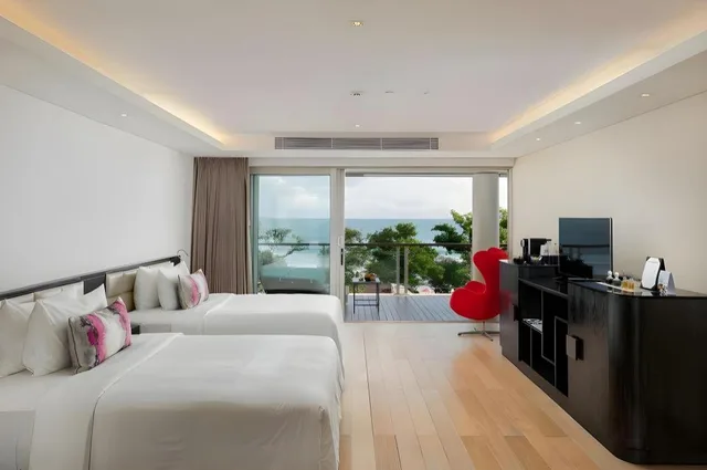 بنتهاوس بسرير كينج وسريرين منفصلين بإطلالة على البحر، Double-Six Luxury Hotel Seminyak 2/7