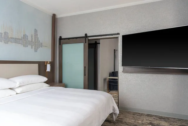 جناح بسرير كينج مع أريكة لذوي الإعاقة، The Courtyard by Marriott Chicago at Medical District/UIC 2/3