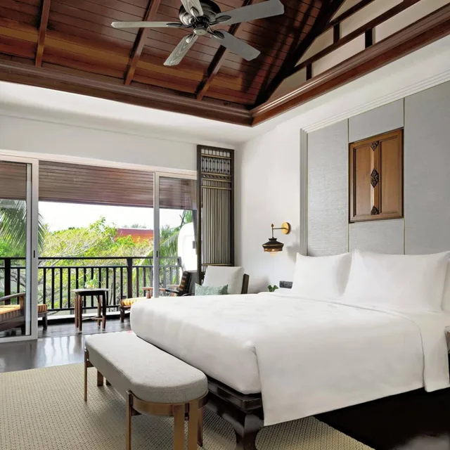 جناح تنفيذي بسرير كينج بشرفة بغرفة نوم واحدة مع أريكة، Jw Marriott Khao Lak Resort Spa 1/4