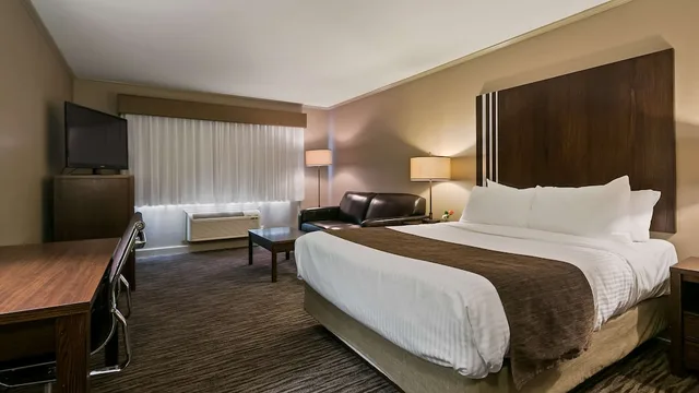 غرفة قياسية بسرير كينج يُسمح فيها بالحيوانات الأليفة، Best Western Mountainview Inn 2/6