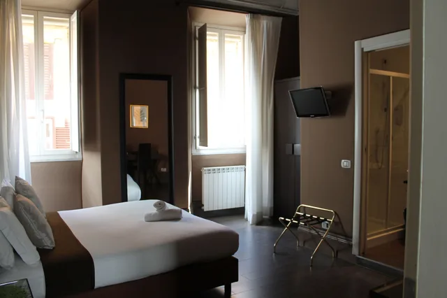 غرفة بسرير مزدوج، Relais Palazzo Taverna 6/10