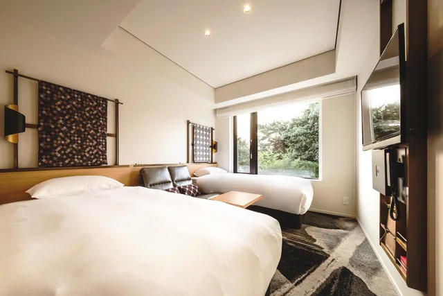 Semi Room, 2 Semi Double Beds، Kyoto Granbell Hotel 1/1