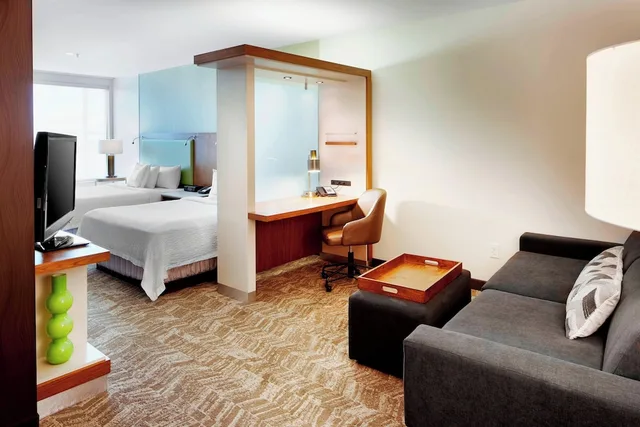 جناح بسريرين كوين مع سرير سحّاب إضافي لذوي الإعاقة، SpringHill Suites Columbus OSU 2/6