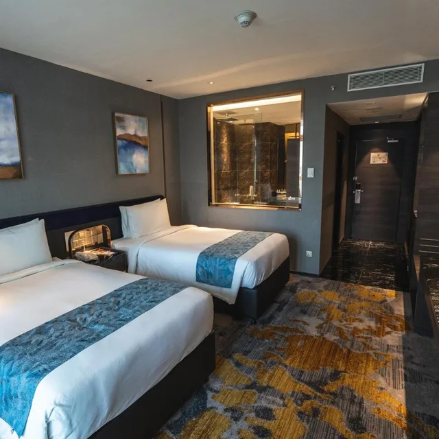 غرفة ديلوكس بسريرين منفصلين بشرفة، Ames Hotel Ayer Keroh, Melaka 6/10