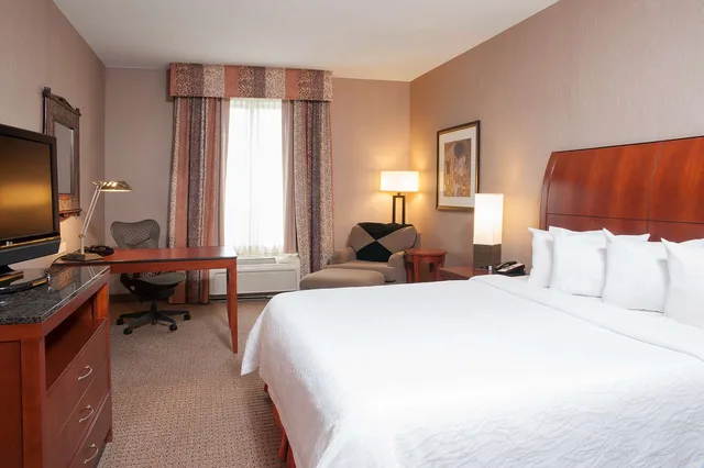 غرفة بريميوم بسرير كينج، Hilton Garden Inn Columbus Edinburgh In 1/3