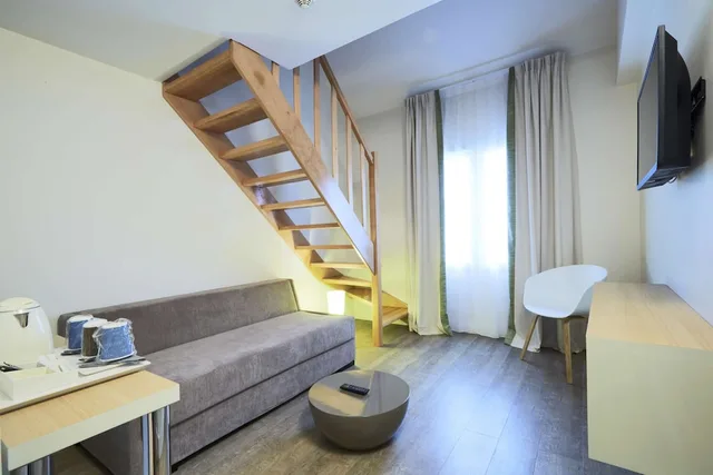 غرفة سوبيريور بسرير مزدوج وسرير فردي، Kyriad Paris 18 - Porte De Clignancourt - Montmartre 10/10