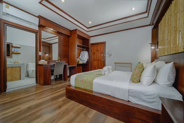 غرفة عائلية بسرير كينج وسرير فردي بإطلالة على الحديقة، Railay Phutawan Resort 2/10