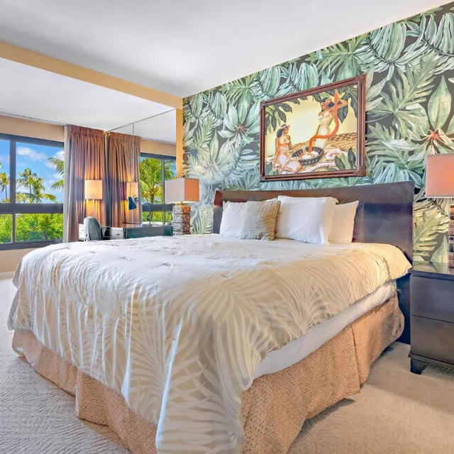 جناح بغرفتي نوم بإطلالة جزئية على البحر، Kaanapali Alii 5/10