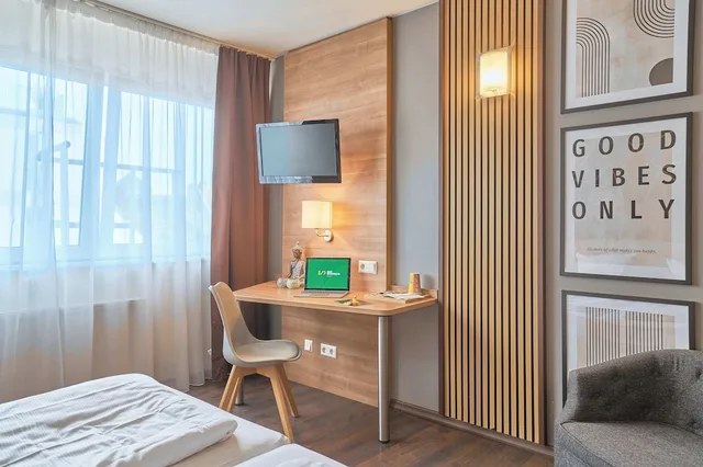 غرفة أساسية مفردة بسرير فردي، eXo Individual Hotel Mannheim - by SuperFly Hotels 4/8