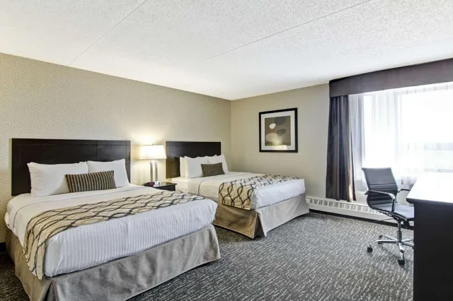 غرفة بسريرين كوين يُسمح فيها بالحيوانات الأليفة، Radisson Hotel & Conference Centre West Edmonton, AB 1/7